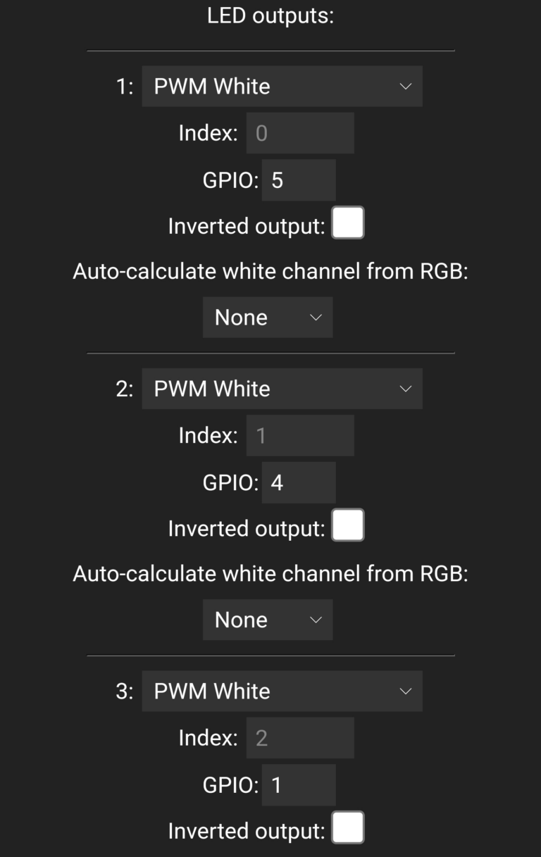 An-Penta-Mini WLED configuration Examples - quinled.info